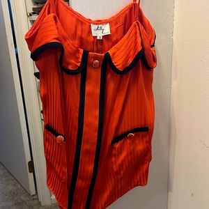 Milly of New York Womens silk tank